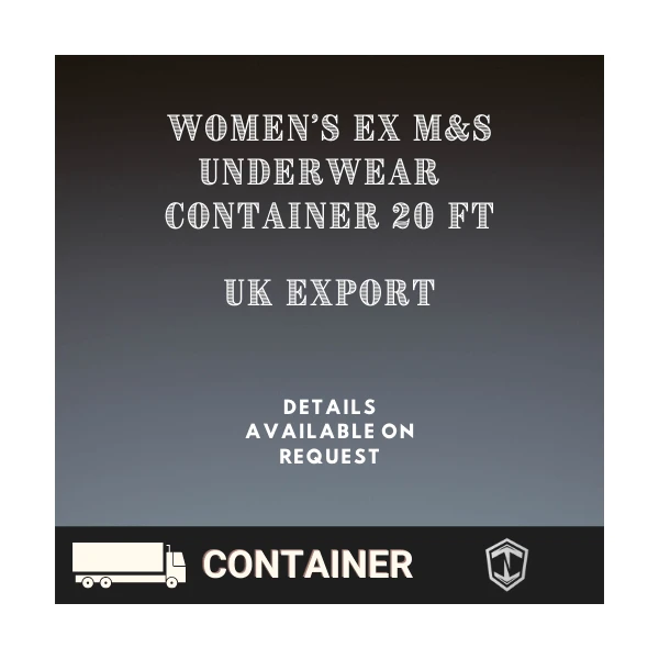 Buy Wholesale Ex M&S Underwear Container 20ft