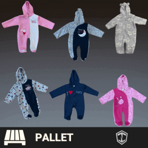 Baby Clothing Wholesale Hooded Onesies Pallet