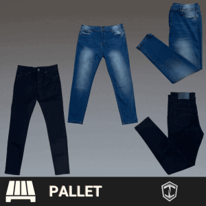 Wholesale Men's UK Brand Plus Size Skinny Jeans Pallet