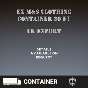 Wholesale Ex M&S Clothing Container 20ft Export