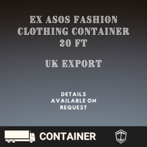 Wholesale Ex Asos Fashion Clothes Container 20ft Export