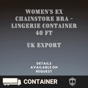 Wholesale Women's UK Brand Bra Container 40ft