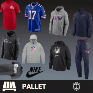Nike Wholesale Clothing NFL MBL Mixed Pallet