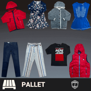 wholesale children's all season designer clothing pallet mix