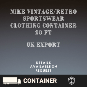 Wholesale Nike Vintage/Retro Sportswear Clothing Container 20Ft