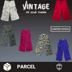 Vintage Supply Parachute Baggy Y2K Pants Joblot