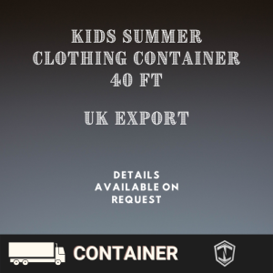 Kids Summer Clothing Container 40ft UK Export