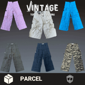 Kids Vintage Parachute Pants Criminal Damage