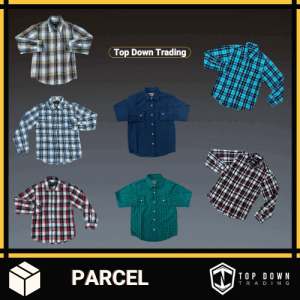 Boys Check Shirts Liquidation Stock Joblot