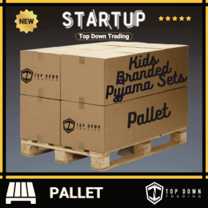 Kids Wholesale Branded Pyjamas Liquidation Pallet