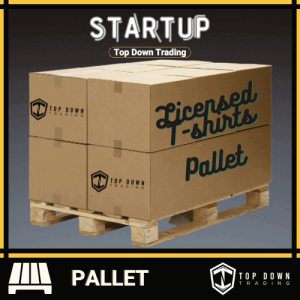 Officially Licensed T-Shirts Business Startup Pallet
