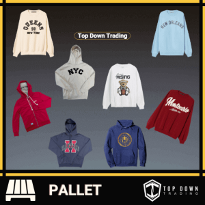 Wholesale Hoodies and Sweatshirts Liquidation Pallet