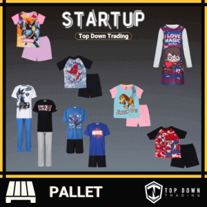 Wholesale Branded Kids Pyjamas Liquidation Pallet
