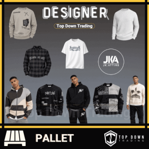 JK Attire Men's Wholesale Designer Clothing Pallet