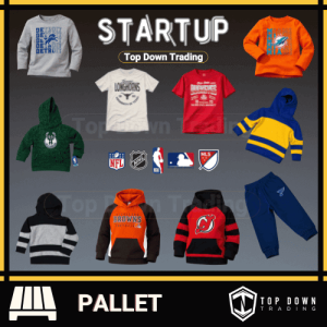Kids Wholesale NFL NHL Licensed Sportswear Pallet
