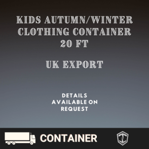Children's Autumn Wholesale Clothing Container 20ft UK Export