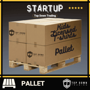 Kids Wholesale Officially Licensed T-Shirts Pallet