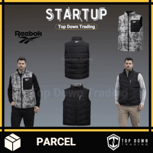 Reebok Quilted Reversible Puffer Gilet Joblot