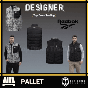 Reebok Reversible Quilted Puffer Vest Gilet Pallet