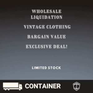 Wholesale Vintage Clothing Bulk Container Deal