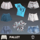 Sexy Hot Pants Mini Skirts Crop Tops Fashion Pallet
