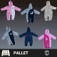 Baby Clothing Wholesale Hooded Onesies Pallet