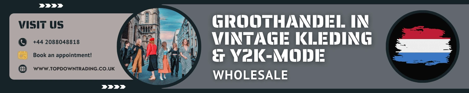 Groothandel in vintage kleding & Y2K-mode