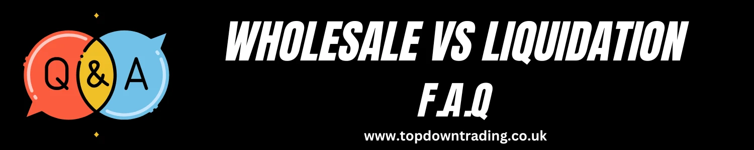 Are liquidation pallets worth it? - Best place to buy wholesale stock? F.A.Q