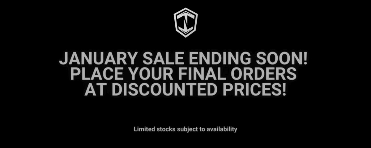 January Sale Ending Soon!