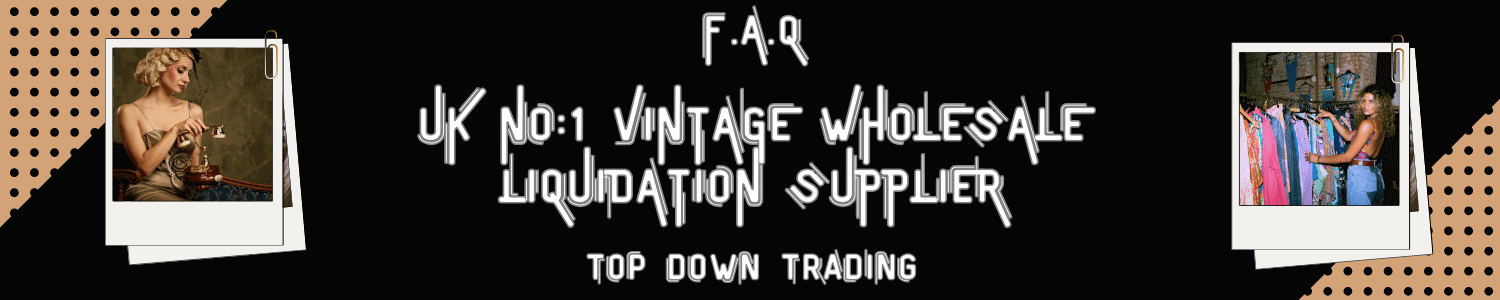 Vintage Supply - Vintage Clothing - Liquidation Wholesaler - Top Down Trading