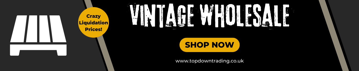 Vintage Wholesale UK - Vintage Clothing - Bulk Buy - Vintage Supply - Pallets - Top Down Trading
